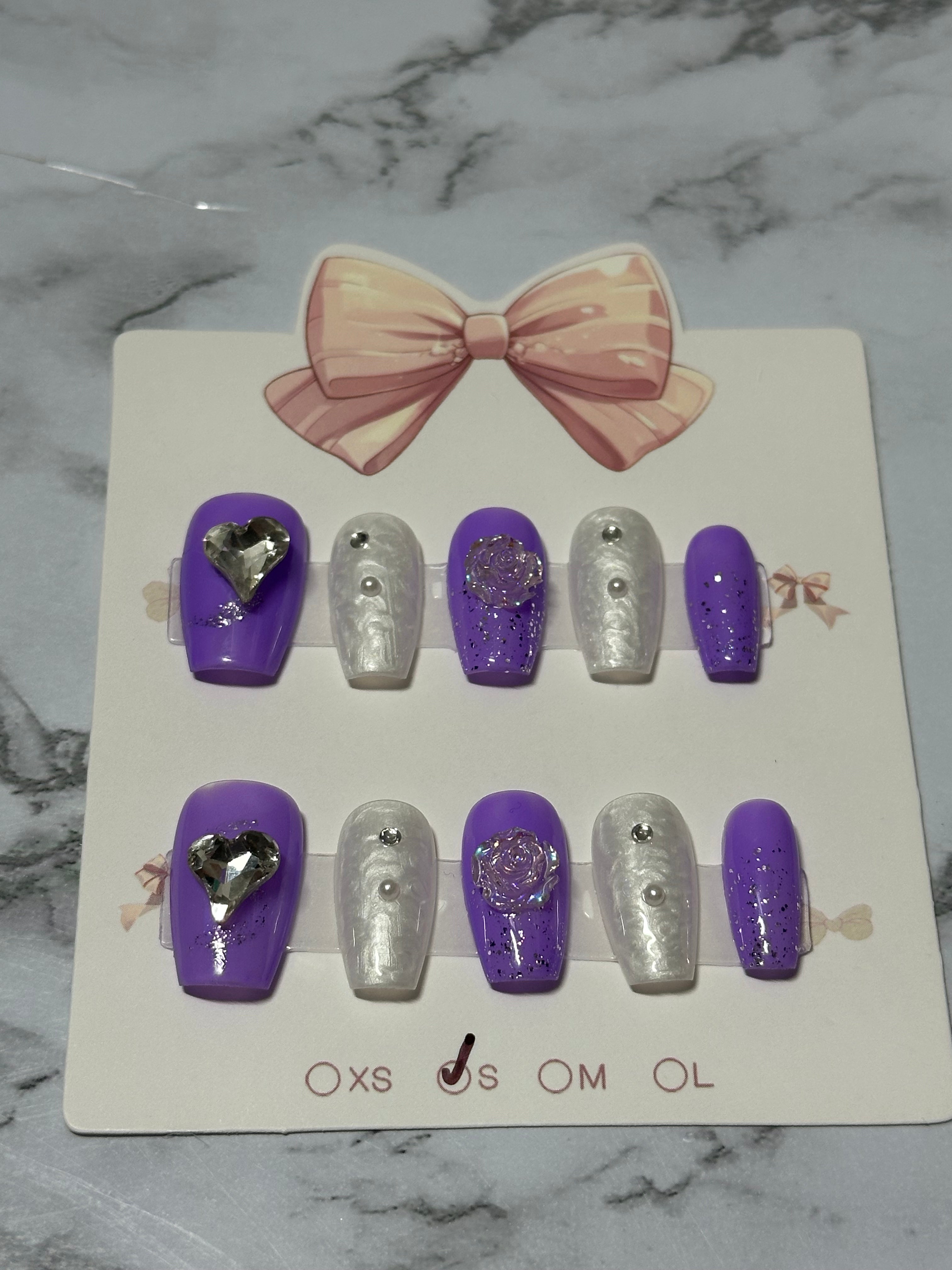 Crystal Charm Nail