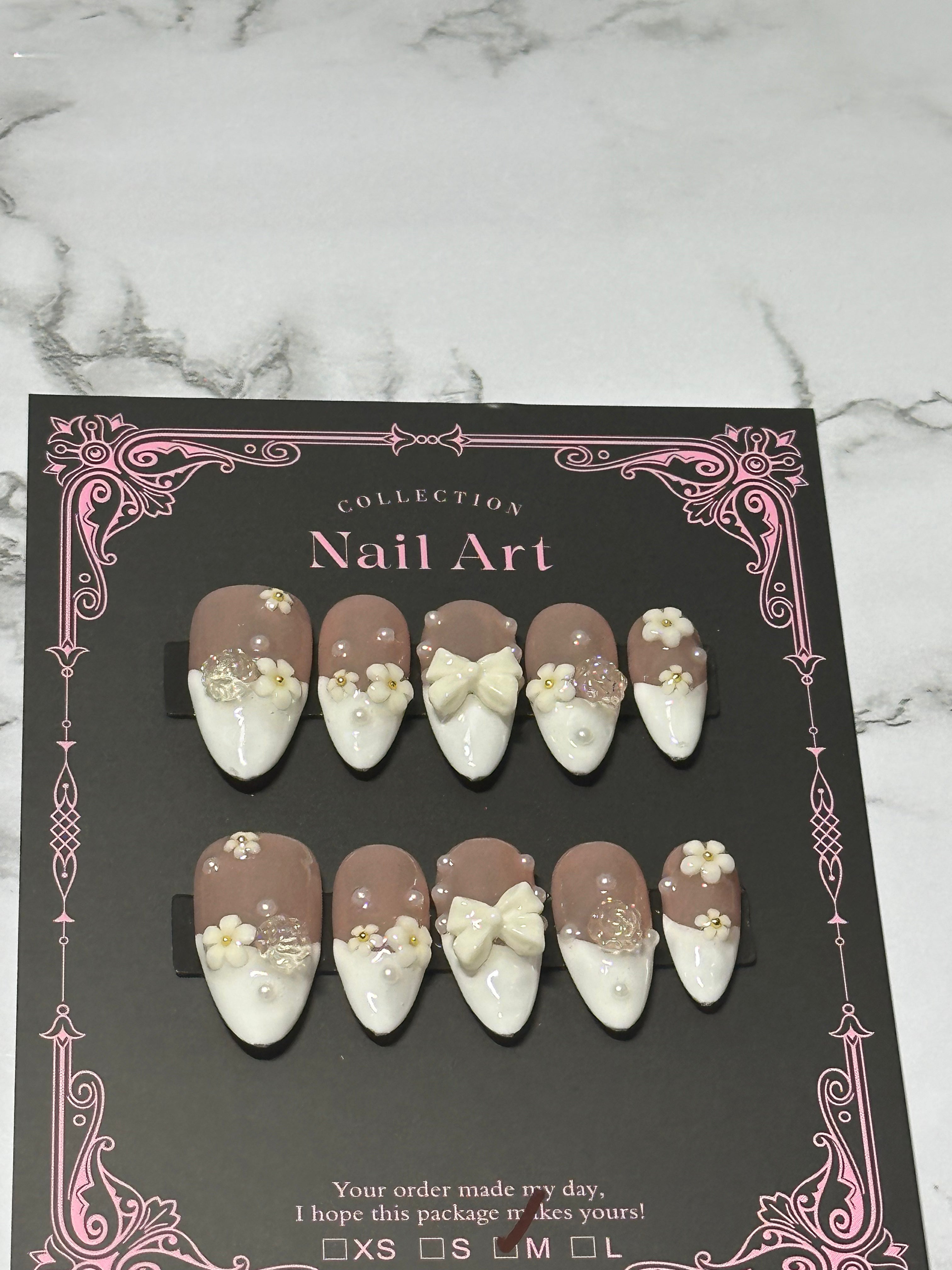 Elegant Garden Nails