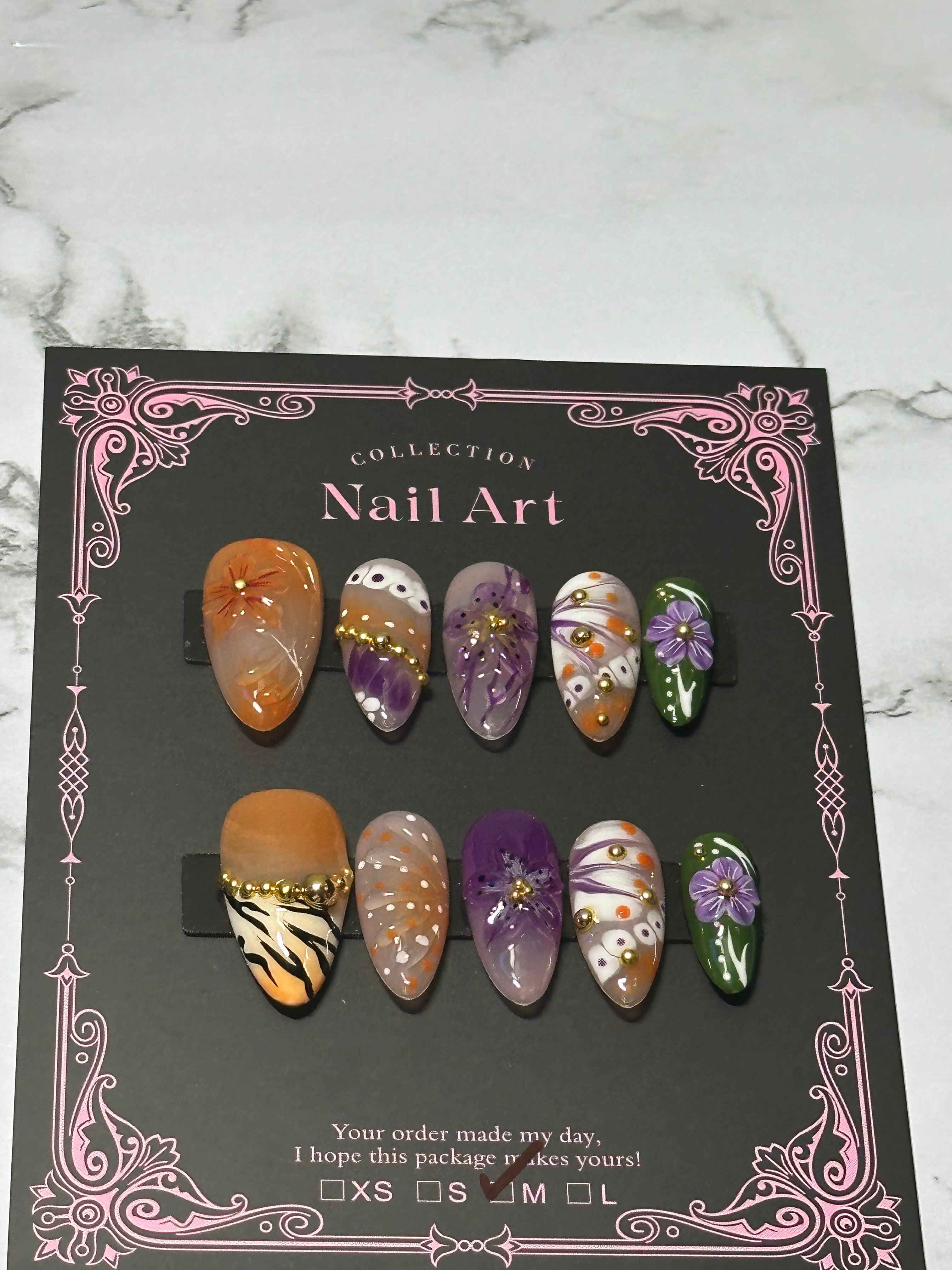 Dreamy Flora Nails