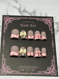 Ribbon & Rhyme Nails