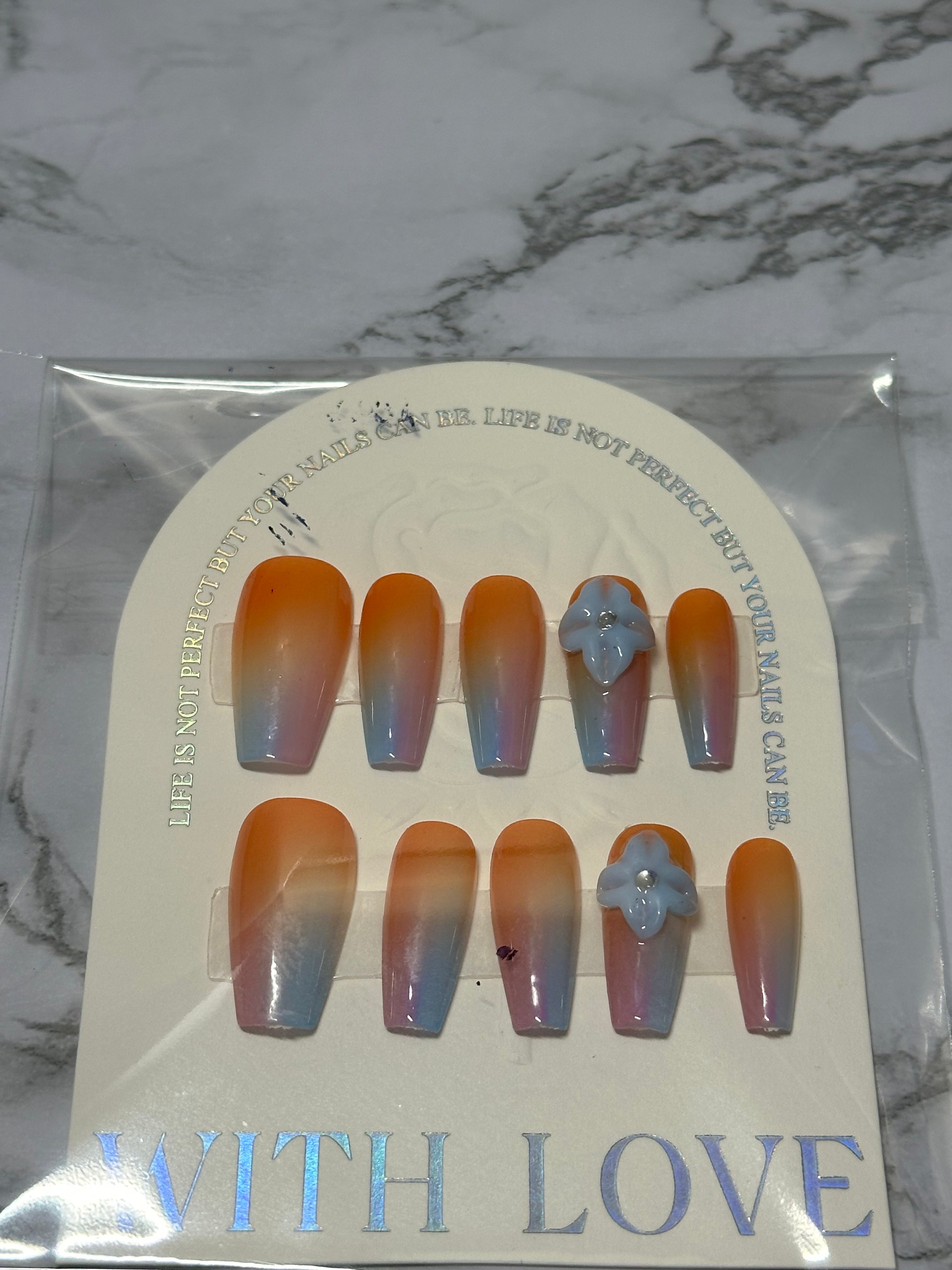 Sky candy nail