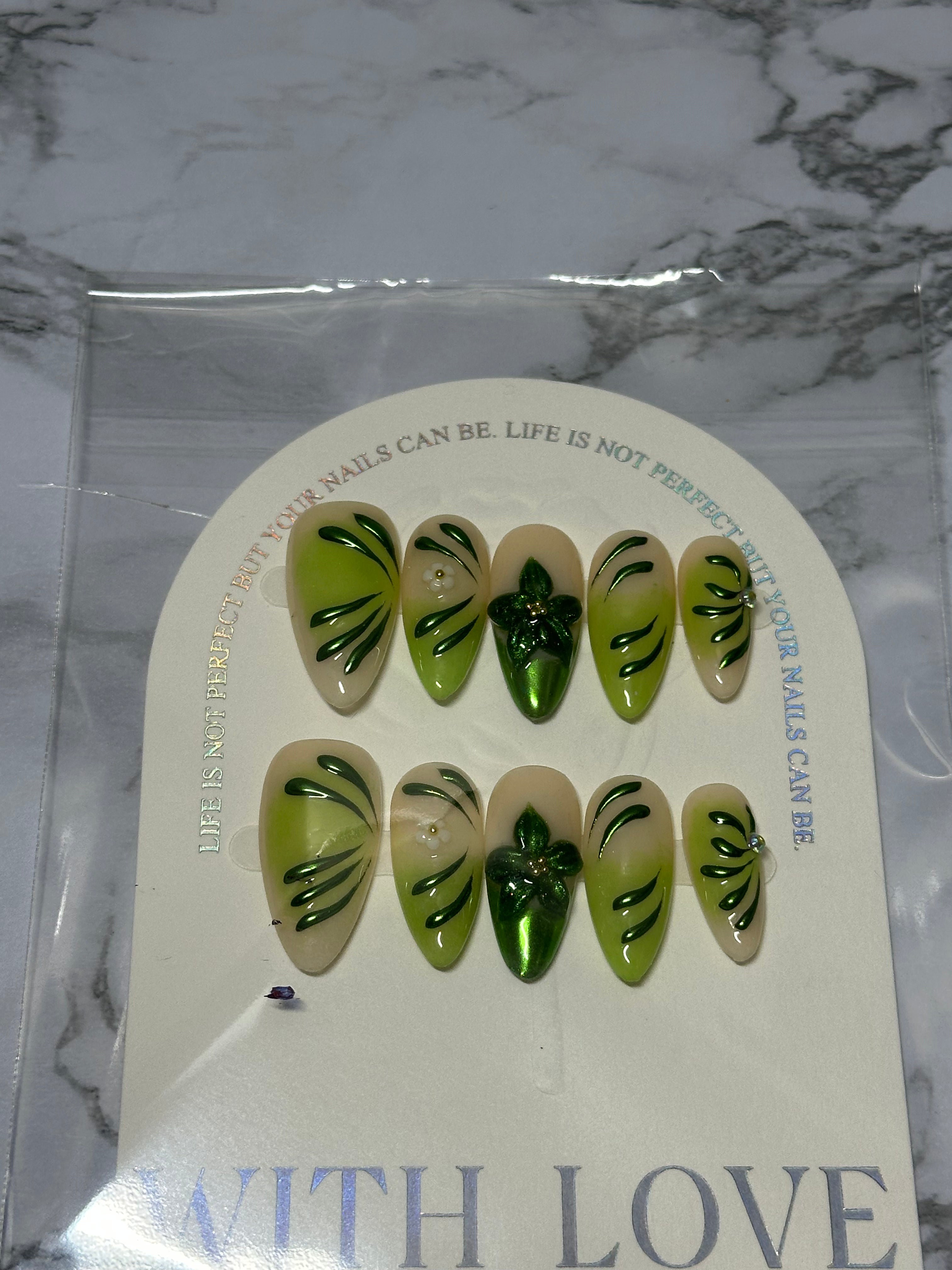 Green nail